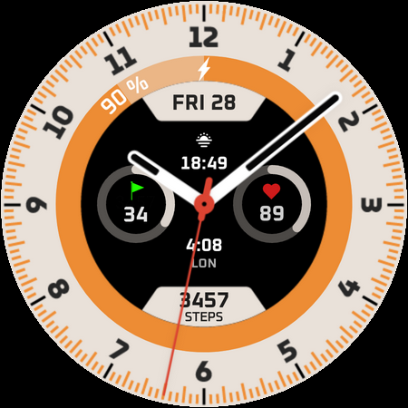 Ultra Analog Watch Face screenshot 34