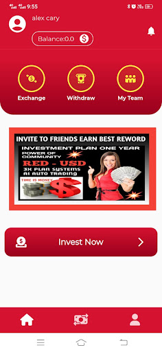 Android application Red Usd screenshort