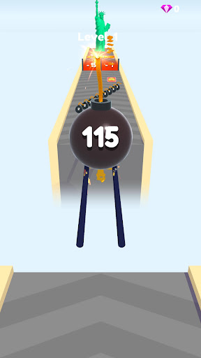 Android application BombHeadRun screenshort