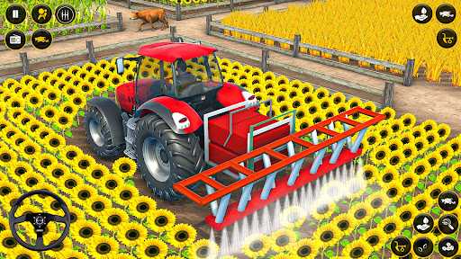 Android application Tractor Games 3D Farm Games screenshort