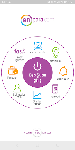 Android application Enpara.com Cep Şubesi screenshort