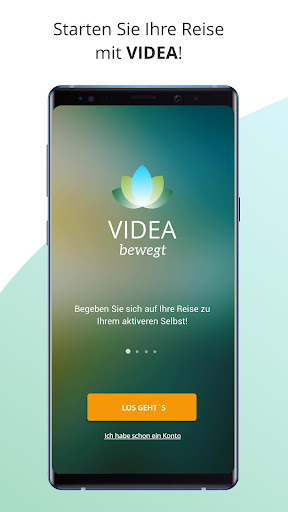 Android application VIDEA BEWEGT screenshort