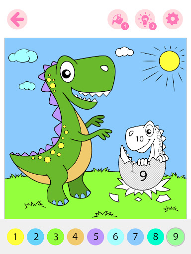 Kids Coloring Book by Numbers screenshot 8
