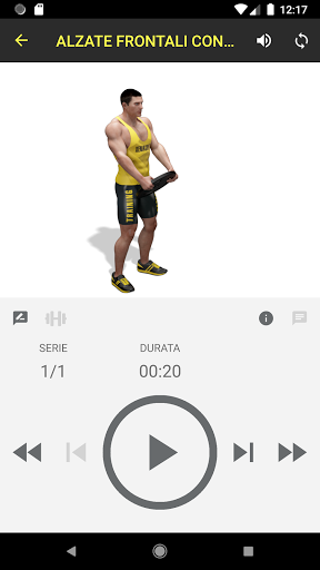 Athlon Training Program Screen 3