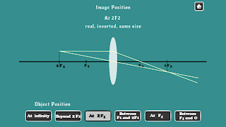Concave and convex lenses game - Screenshot 1