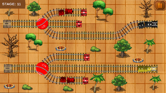 Игра-головоломка с поездом
