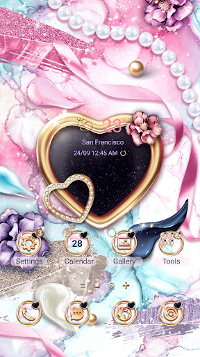 Android application Heart Marble Palette-Wallpaper screenshort