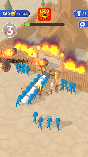 Idle Battering Ram: Castle Sie Screen 2