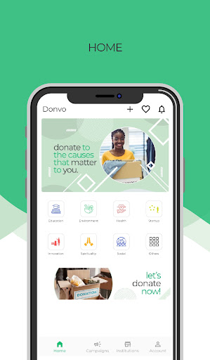 Android application Donvo screenshort