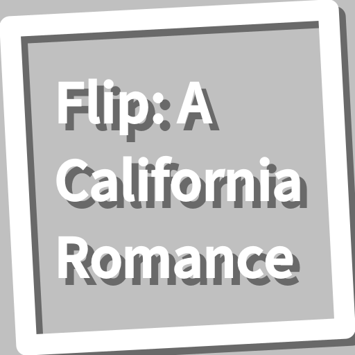 Book, Flip: A California Roman logo