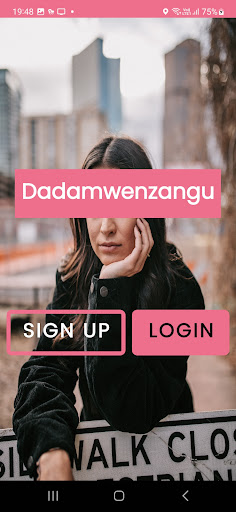 Android application Dada Mwenzangu screenshort