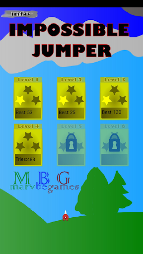 Android application Impossible Jumper screenshort