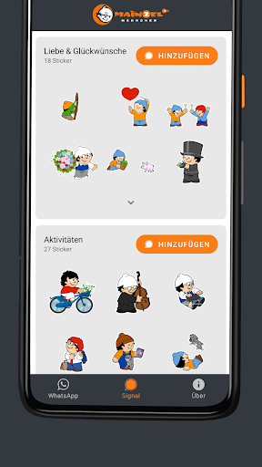 Mainzelmännchen Sticker Screen 3