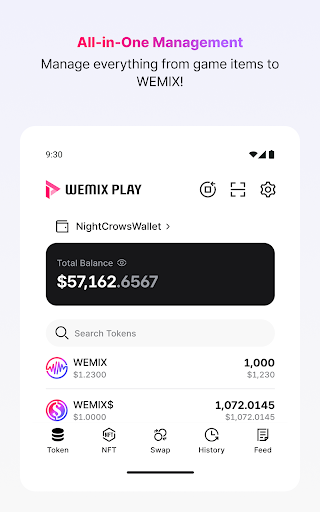 Screenshot of WEMIX PLAY