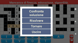 screenshot of Cruciverba Italiano