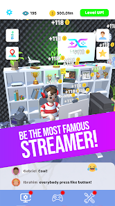 Idle Streamer Game Free Mod Apk For Android or iOs Download Gallery 0