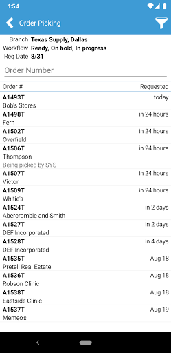 Android application Acctivate screenshort
