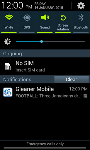 Android application Jamaica Gleaner screenshort