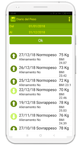 Diario de peso 1.8 APK + Мод (Unlimited money) за Android