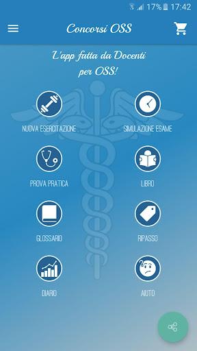 Android application Just Quiz - Concorsi OSS screenshort