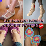 Women Slippers Crochet Pattern icon
