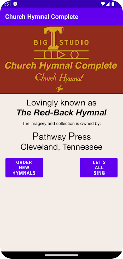 Android application Church Hymnal Complete screenshort