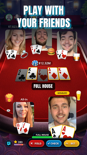 Poker Face - Live Video Online Poker With Friends  screenshots 1