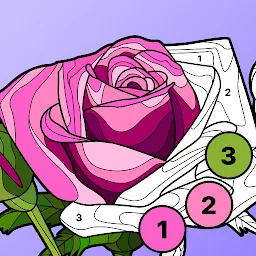 大人の塗り絵 123®: 数字で塗り絵 Mod Apk