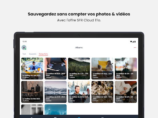 Screenshot of SFR Cloud