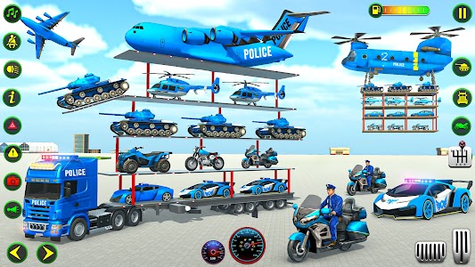 Police Plane Transporter Game Unknown