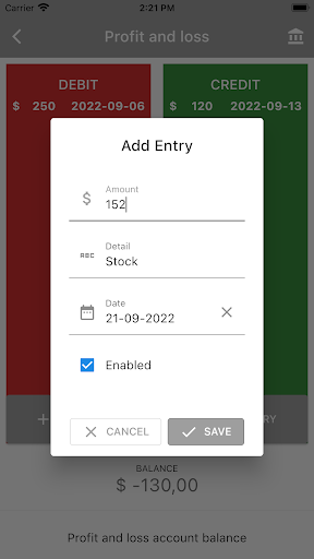 Account Balance T Screen 3