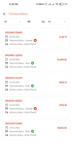 Zaynark - Online Shopping Screen 3