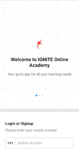 Android application IGNITE Online Academy screenshort