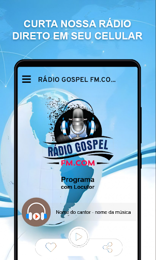 Android application RÁDIO GOSPEL FM.COM screenshort