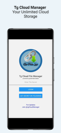 Android application Tg Cloud Manager screenshort