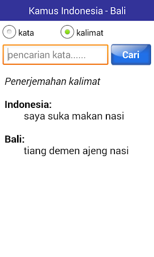 Aplikasi Translate Kamus Indonesia Bali