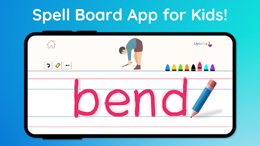 Android application UptoSix SpellBoard screenshort