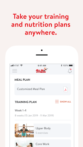 All IN Fitness Online Screen 3