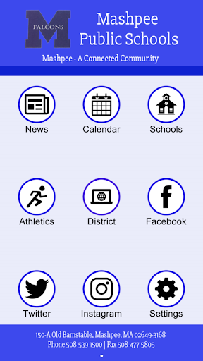 Android application Mashpee Public Schools screenshort