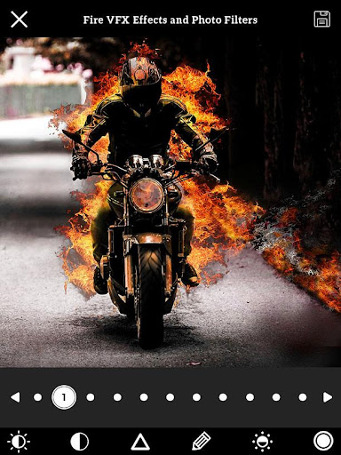 Android application FireFly - Fire Photo Editor VF screenshort