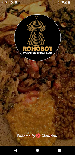 Android application Rohobot Ethiopian Restaurant screenshort