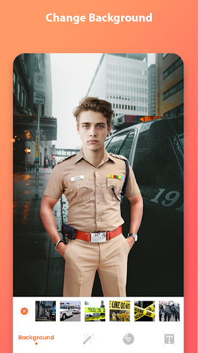 Police Photo Suit 2021 - Free Photo Editor