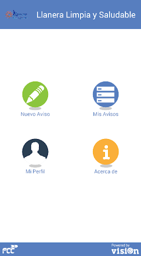 Android application Llanera Limpia y Saludable screenshort