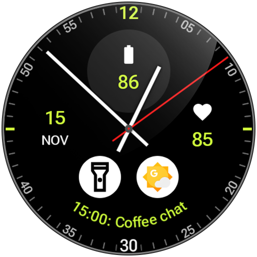 Awf Analog xT: Watch face Download on Windows