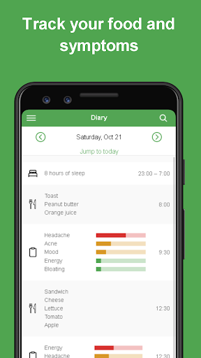 Screenshot of Eat Smart Kiwi: Food Diary