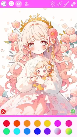 Game screenshot 色塗り絵：イラストお絵描きぬりえパズルASMRゲーム apk download