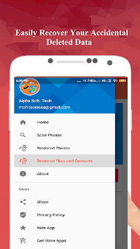 Android application Recover Deleted All Photos Rec screenshort