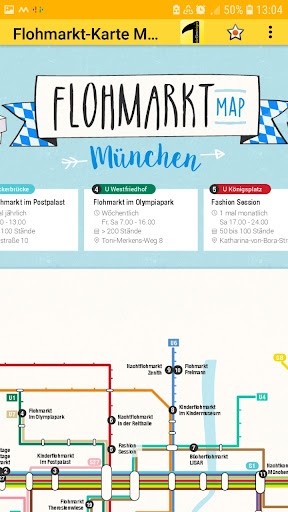 flea market map Munich Screen 3