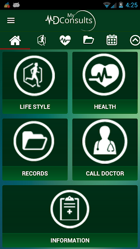 Android application MyMDConsults screenshort