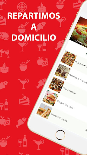 Android application Pizzería Vanu's screenshort
